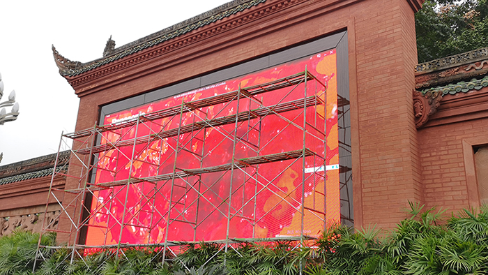 P6戶外LED顯示屏案例